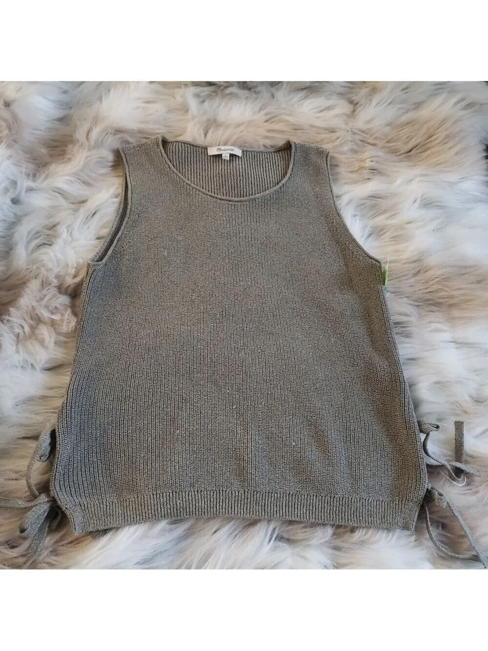 Madewell Sweater Tank Side Tie